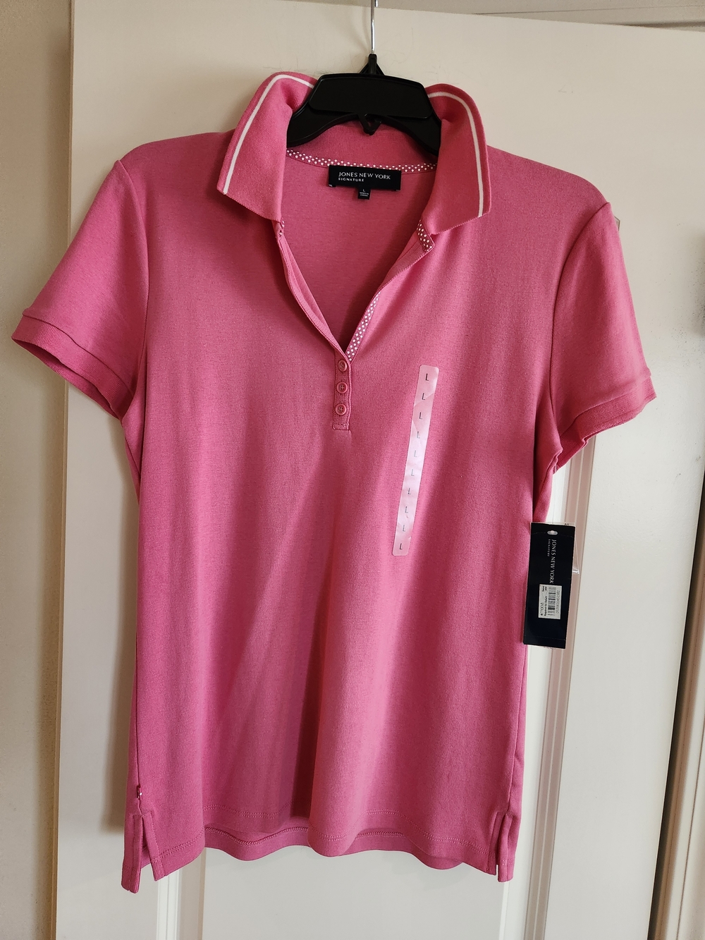 Jones New York Women’s Pink Polo Shirt